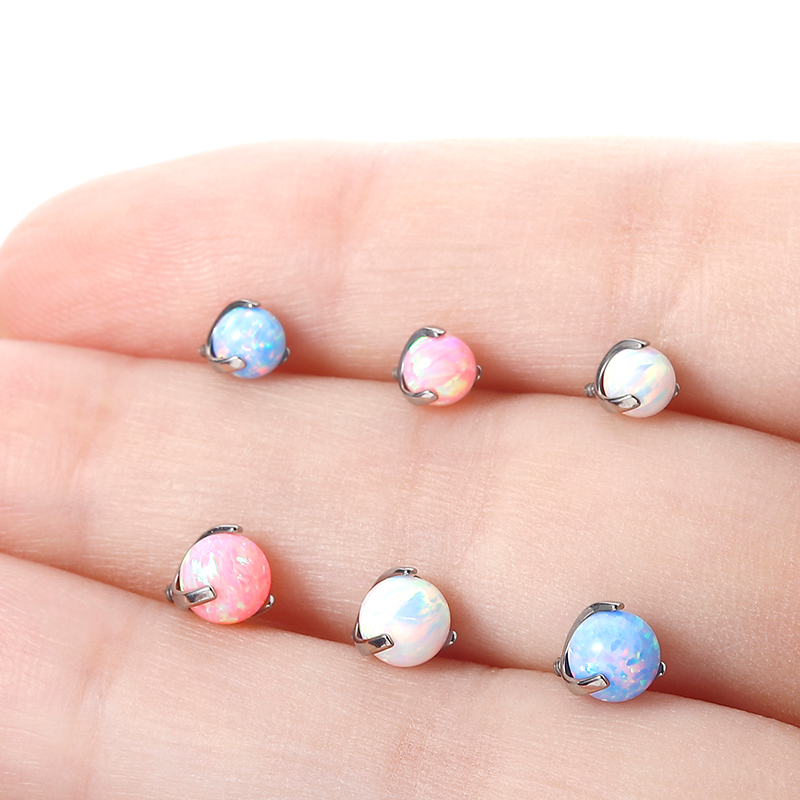 G23ไทเทเนียม Piercing Stud เปล - Body Jewelry Replacement Ball บทวิจารณ์และราคา