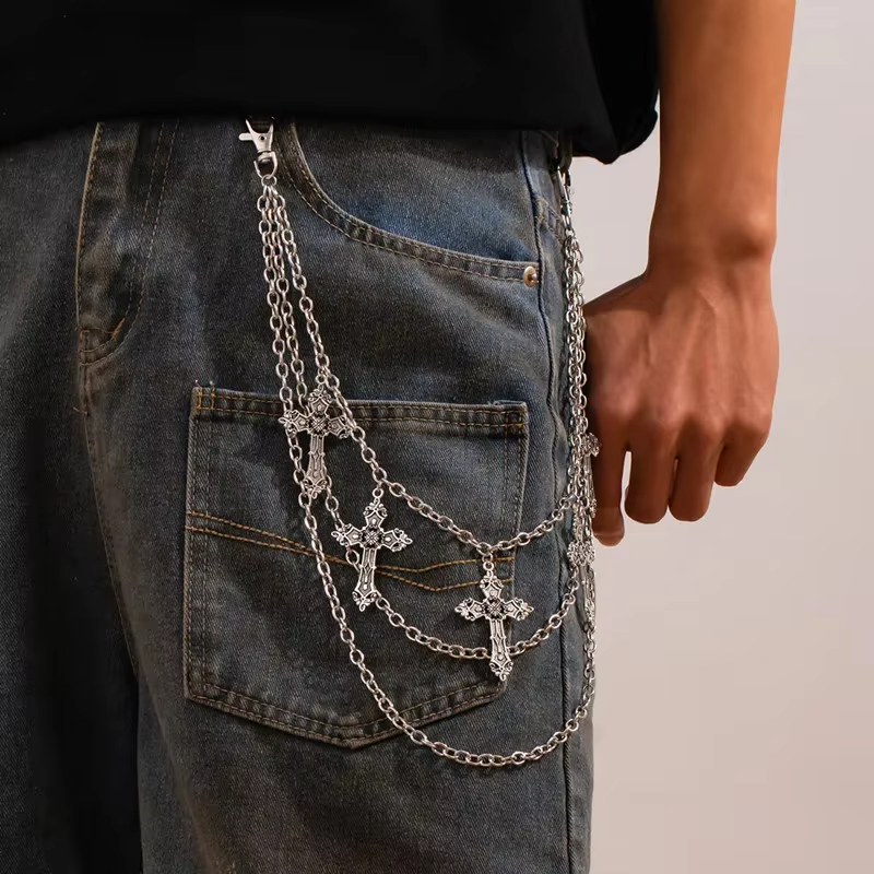 โซ่กางเกงสไตล์พังก์เมทัล แฟชั่ - Body Jewelry For You บทวิจารณ์และราคา