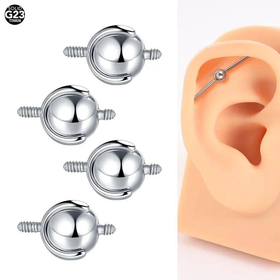 1ชิ้น16กรัม/14กรัม4/5มิลลิเมตร - Body Jewelry Replacement Ball บทวิจารณ์และราคา