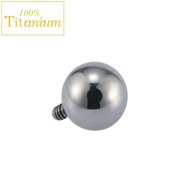 10ชิ้นฝังกระจกไทเทเนียม G23 AS - Body Jewelry Replacement Ball บทวิจารณ์และราคา