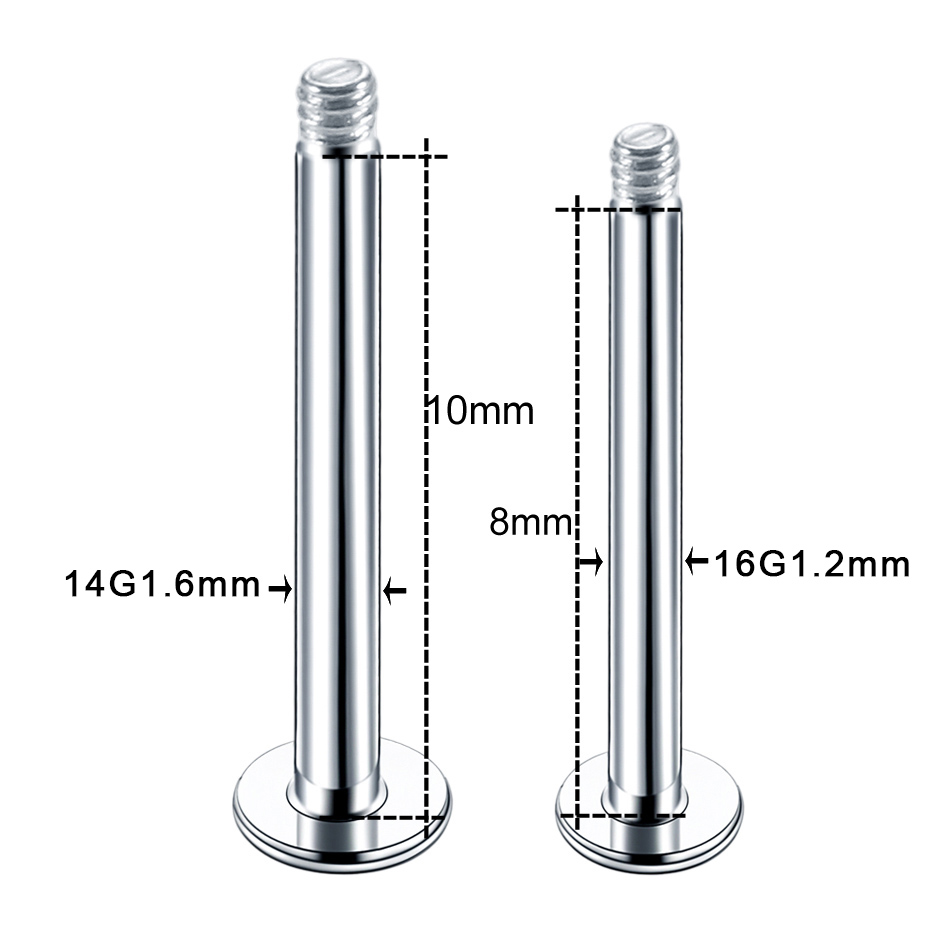 100 ชิ้น/ล็อตเหล็กต่างหู Barbe - Body Jewelry Replacement Ball บทวิจารณ์และราคา