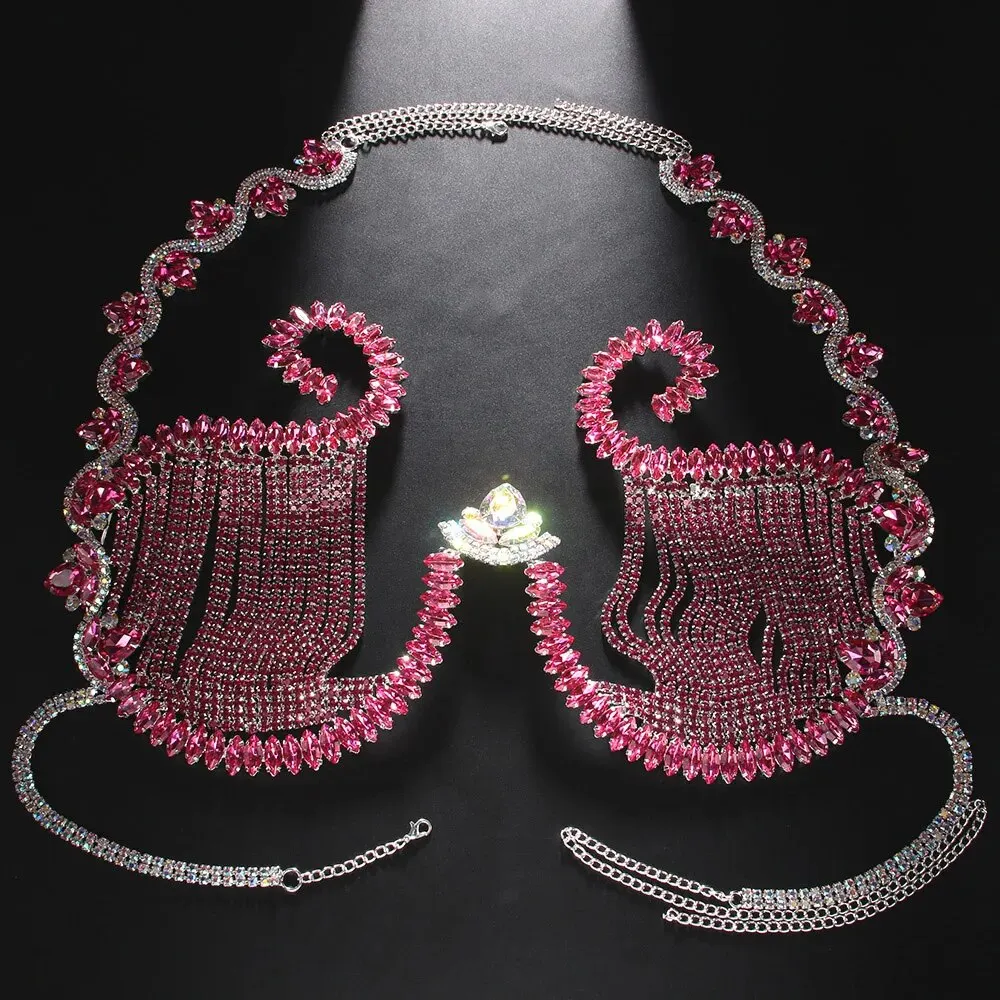 ที่ยึดหน้าอกคริสตัลสีชมพูสำหรั - Body Jewelry Retainers บทวิจารณ์และราคา
