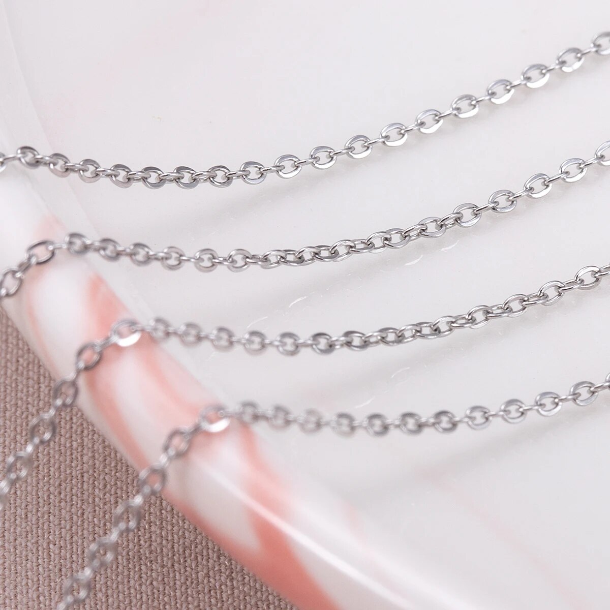 โซ่สแตนเลสทรงโอขนาด 10 เมตร สำ - Body Jewelry For You บทวิจารณ์และราคา