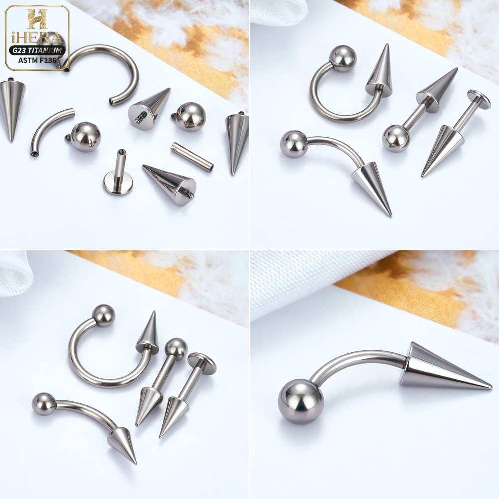 ลูกบอลไทเทเนียมทรงกรวย ชุดเปลี - Body Jewelry Replacement Ball บทวิจารณ์และราคา