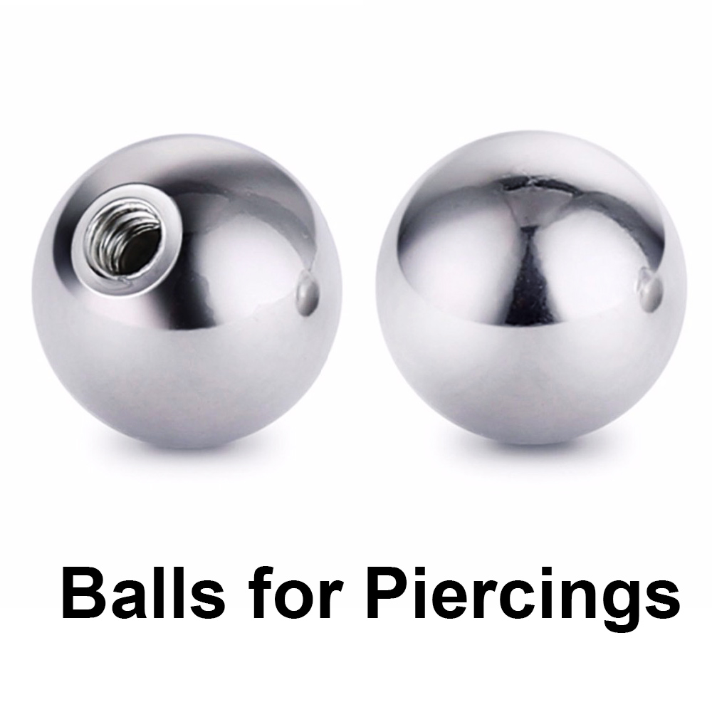 20 ชิ้นสแตนเลสสตีลรอบลูก Barbe - Body Jewelry Replacement Ball บทวิจารณ์และราคา