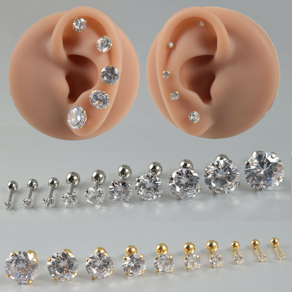 เครื่องประดับสำหรับเจาะกระดูกอ - Body Jewelry Surgical Steel บทวิจารณ์และราคา