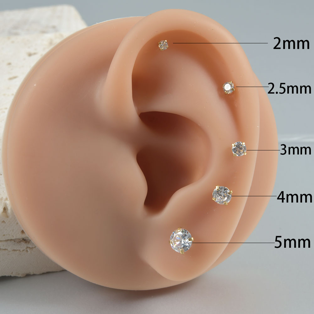 เครื่องประดับสำหรับเจาะกระดูกอ - Body Jewelry Surgical Steel บทวิจารณ์และราคา
