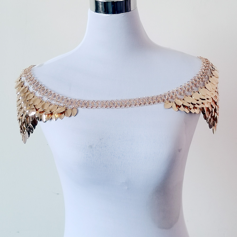 เครื่องประดับไหล่ลายเกล็ดมังกร - Body Jewelry Necklace บทวิจารณ์และราคา